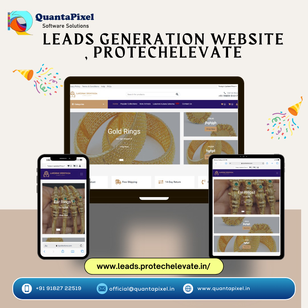 LSJ Collections - Jewellery selling Ecommerce System
