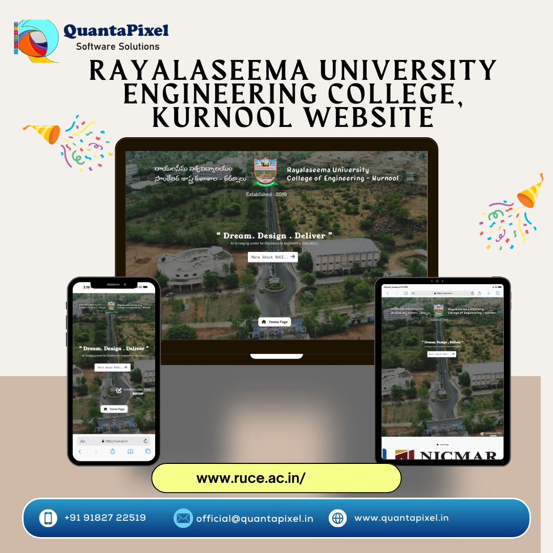 Rayalaseema University College of Engg Website