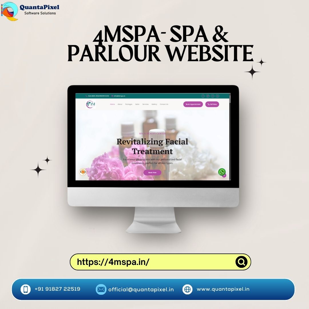 4m SPA & Salon website