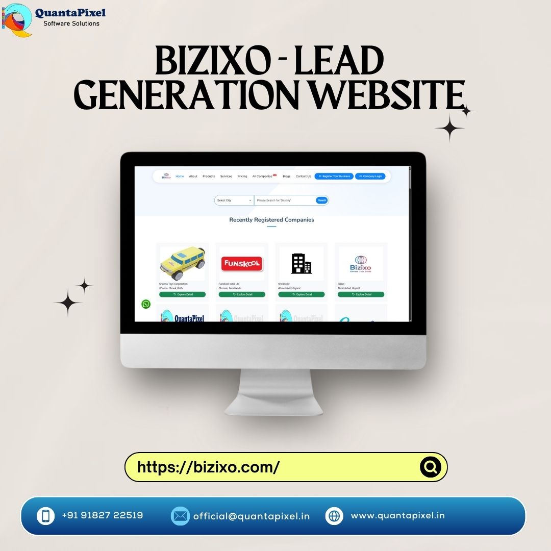 Bizixo - Lead Generation website