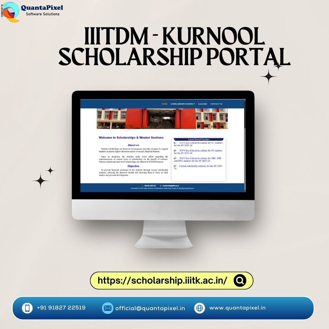 IIITDM - Kurnool Scholarships portal