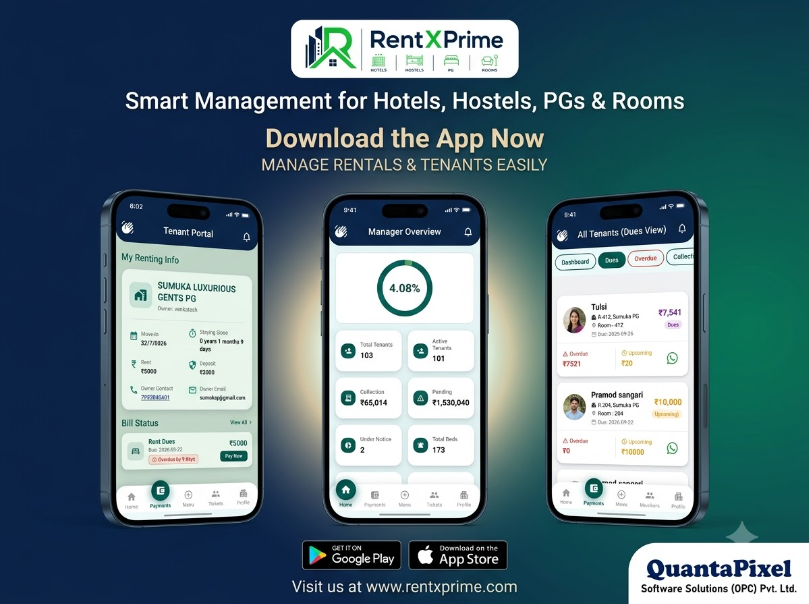 RentXPrime - PG Management Software